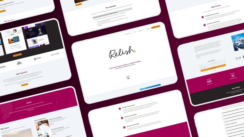 Collection of responsive website design templates showcase by SitesGuru.com