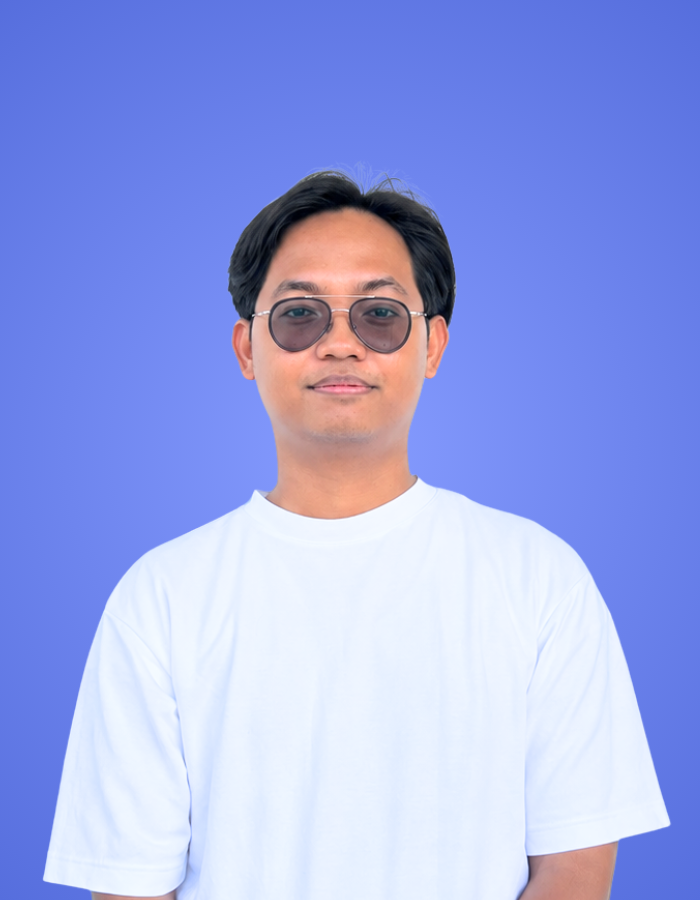 Team member profile photo of a smiling man with sunglasses for Our Team page.